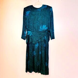 Vintage Drop Waist Silk Dress by Julie Francis